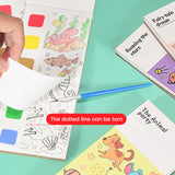 Notes de coloriage aquarelle