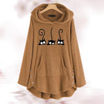 Sweat-shirt à imprimé peluche