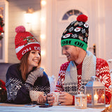 Bonnets LED de Noël