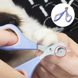 Coupe-ongles professionnel anti-accidentel pour animaux de compagnie à trou rond