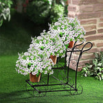 Fleurs de simulation violettes