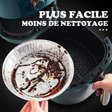 Doublures de Friteuse à Air Réutilisables en Papier d'Aluminium