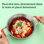 Couvercle de Poignée de Pot Anti-brûlure en Silicone