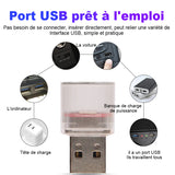 Lumières d'ambiance clignotantes colorées