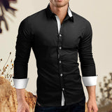 Chemises à manches longues coupe slim homme