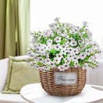 Fleurs de simulation violettes