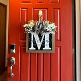 Couronne de bienvenue pour la porte d'entrée