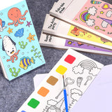 Notes de coloriage aquarelle