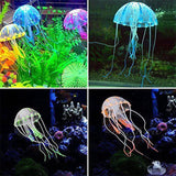 Simulation d'aménagement paysager d'aquarium Méduse fluorescente transparente