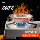 Doublures de Friteuse à Air Réutilisables en Papier d'Aluminium