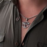Collier Phoenix Cercle Pour Homme