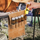Sac de rangement pour bouteilles d'épices de camping