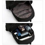 Sac à dos décontracté en nylon brodé à la mode pour femme