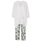 Ensemble de deux pièces à imprimé camouflage à la mode