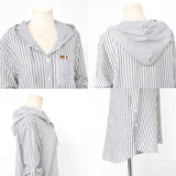 Chemise à manches longues à capuche