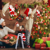🎅Jouets musicaux électriques pour le Père Noël grimpant à la cheminée🎄