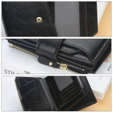 Portefeuille Multifonctionnel à Trois Volets