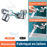 Robinet de filtre anti-éclaboussures rotatif