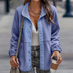 Veste Polaire Manches Longues Couleur Unie