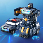 Transformer la voiture de jouet de modèle de robot