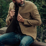 Veste Décontractée de Couleur Unie