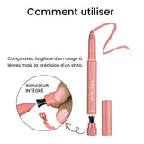 Crayons à Lèvres Mats Aiguisables Rotatifs