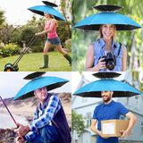 Chapeau parapluie extérieur double couche