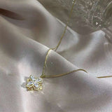 Ensemble d'ornement floral rotatif