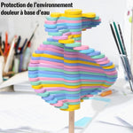 🎁 Jouet de Soulagement du Stress en Bois Lollipop