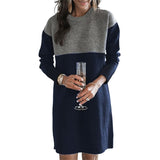Robe à manches longues et panneaux