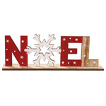 Décorations de Noël Peintes en Bois