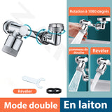 Robinet de filtre anti-éclaboussures rotatif