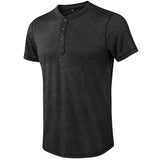 T-shirt à boutons vintage pour hommes