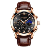 Montre à quartz lumineuse étanche pour homme