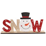 Décorations de Noël Peintes en Bois