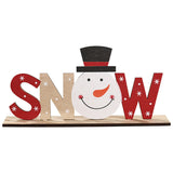 Décorations de Noël Peintes en Bois