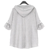 Chemise à manches longues à capuche