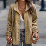 Veste Polaire Manches Longues Couleur Unie