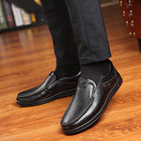 Mocassins à enfiler décontractés à semelle intérieure souple pour hommes