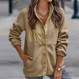 Veste Polaire Manches Longues Couleur Unie