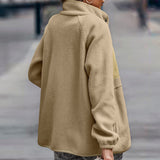 Veste Polaire Manches Longues Couleur Unie