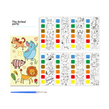 Notes de coloriage aquarelle