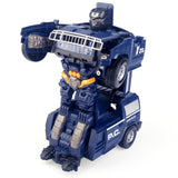 Transformer la voiture de jouet de modèle de robot