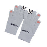 Gants à Écran Tactile Doublés de Laine Épaisse et Chaude