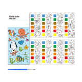 Notes de coloriage aquarelle