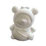 Ours/lion blanc peint à la main