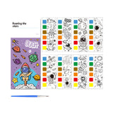 Notes de coloriage aquarelle