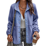 Veste Polaire Manches Longues Couleur Unie