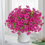 Fleurs de simulation violettes
