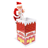 🎅Jouets musicaux électriques pour le Père Noël grimpant à la cheminée🎄